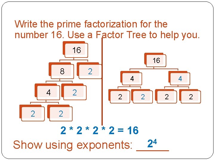 Unit 1 Review Number Theory Topics to Review
