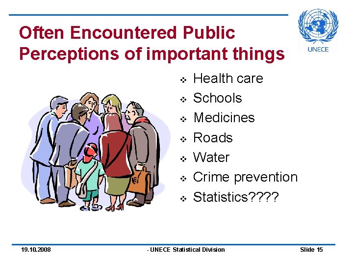 Often Encountered Public Perceptions of important things v v v v 19. 10. 2008 Often Encountered Public Perceptions of important things v v v v 19. 10. 2008