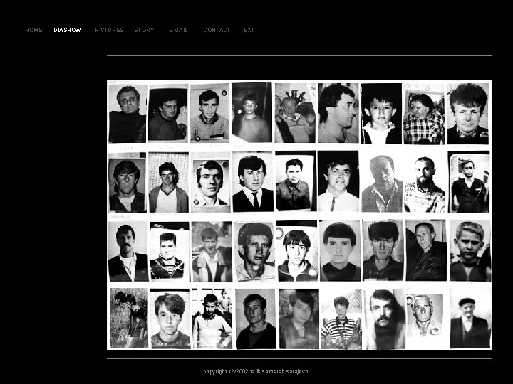 SL AJ HOME DIASHOW PICTURES STORY E-MAIL CONTACT EXIT D 3 1 copyright 12/2002