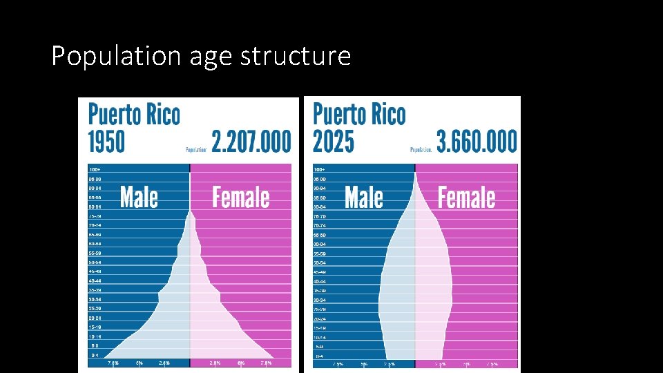 Population age structure 