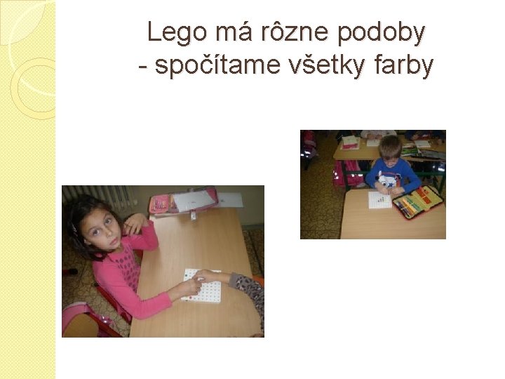 Lego má rôzne podoby - spočítame všetky farby 