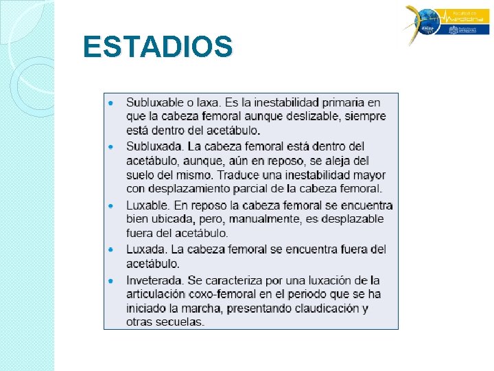 ESTADIOS ESTADIOS