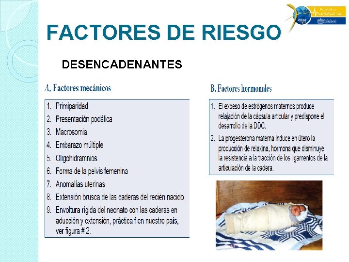 FACTORES DE RIESGO DESENCADENANTES FACTORES DE RIESGO DESENCADENANTES