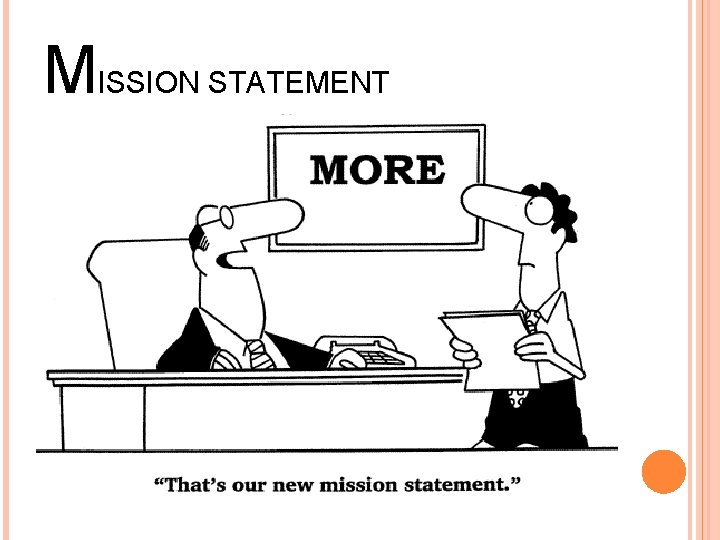 MISSION STATEMENT 
