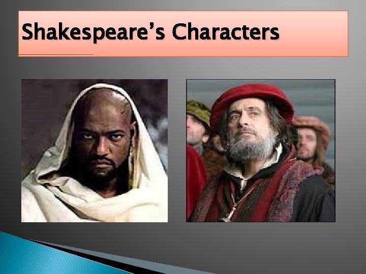 Shakespeare’s Characters 