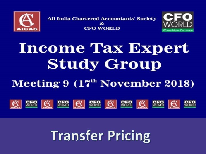 Transfer Pricing 