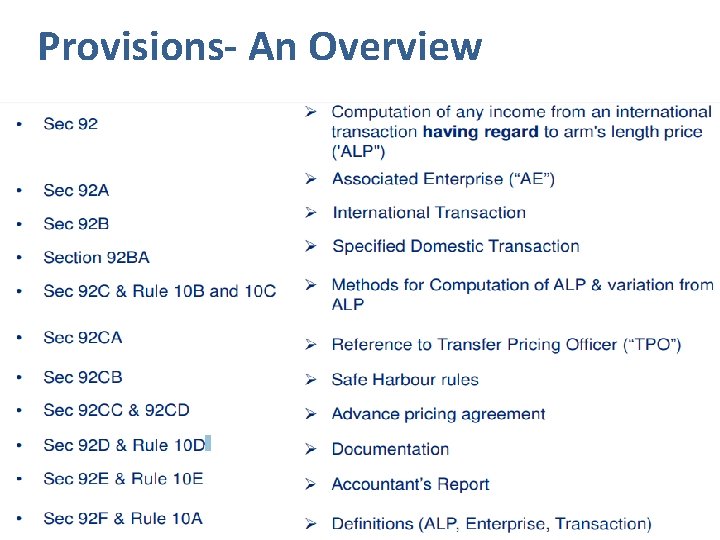 Provisions- An Overview 