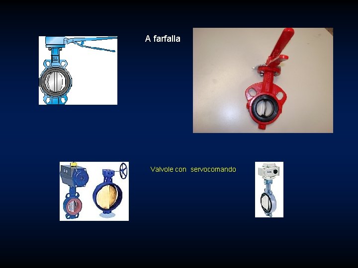 A farfalla Valvole con servocomando 