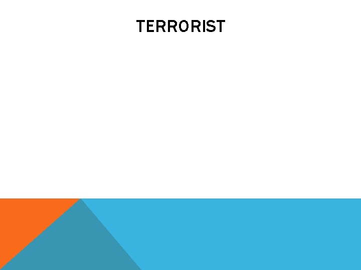 TERRORIST 