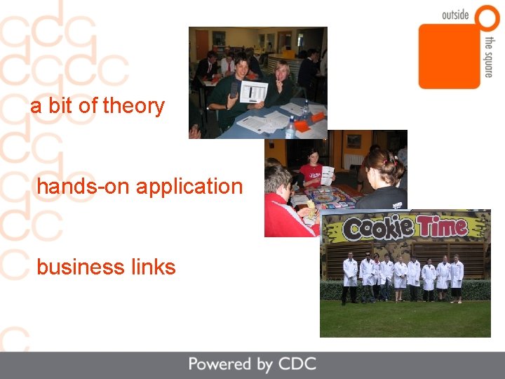 a bit of theory hands-on application business links 