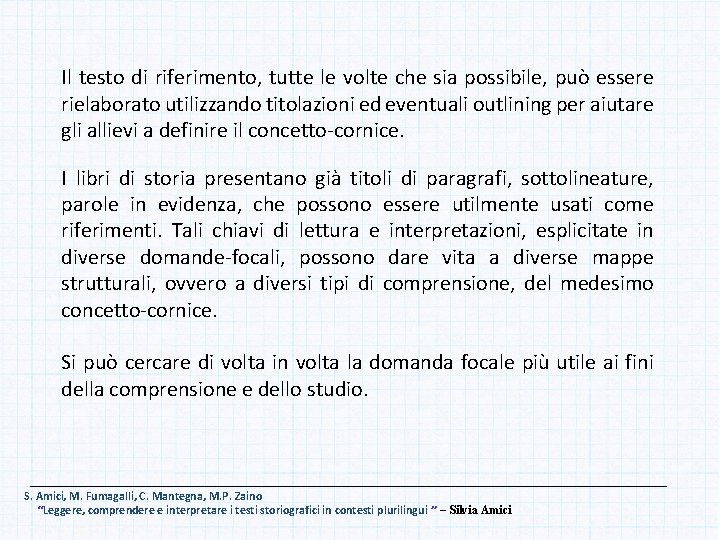Mappe strutturali per la comprensione del testo S