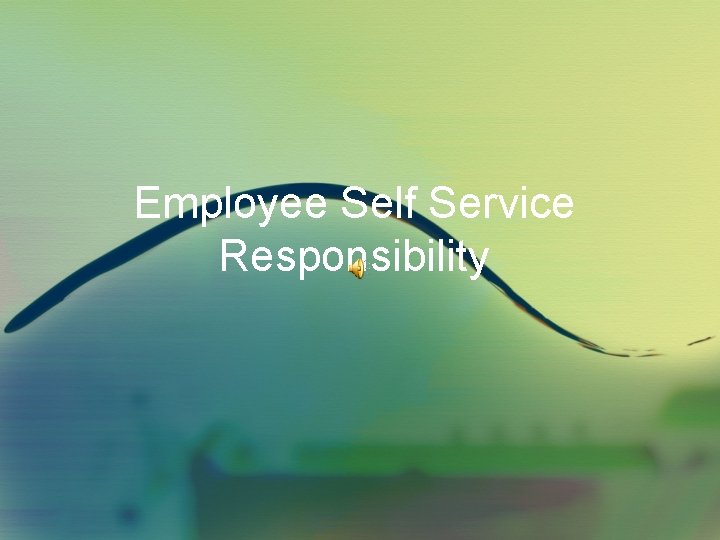 Employee Self Service Responsibility 