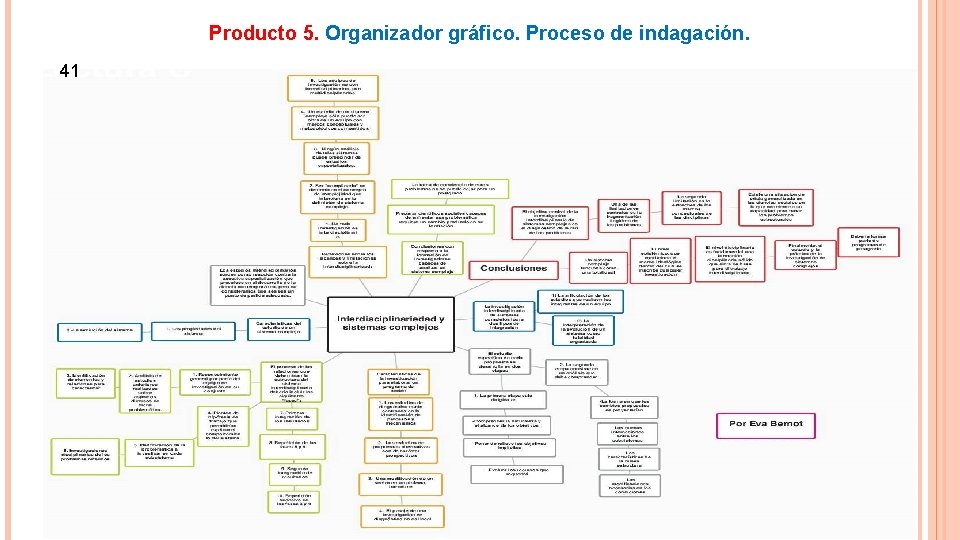 Producto 5. Organizador gráfico. Proceso de indagación. 41 