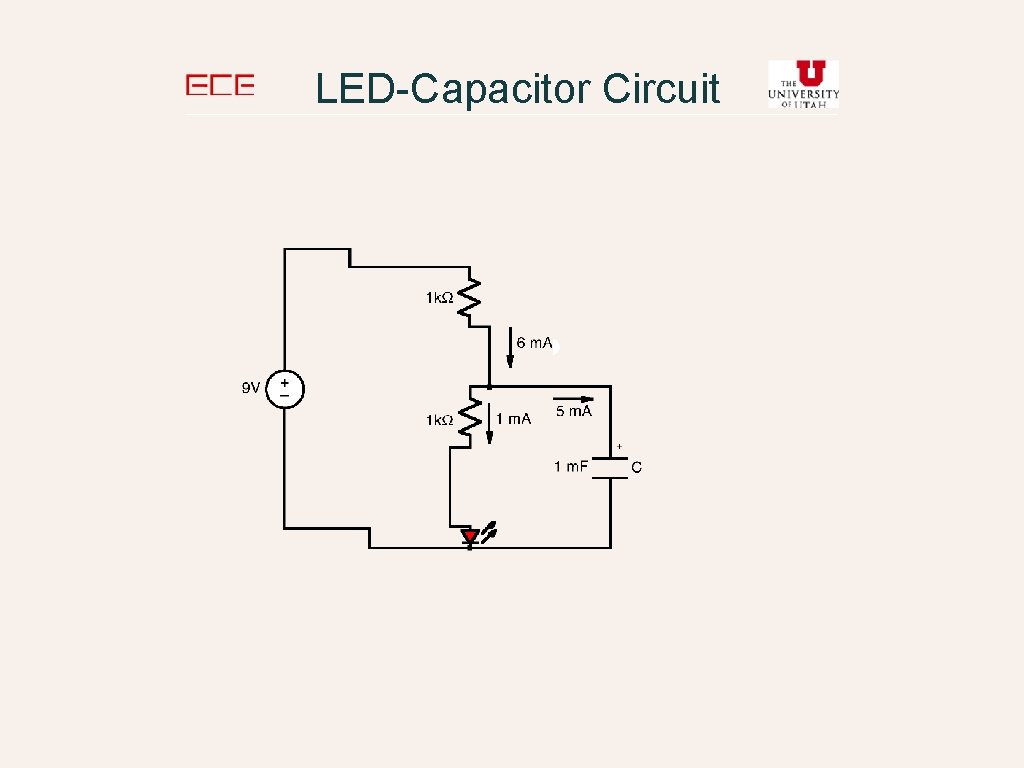 LED-Capacitor Circuit 