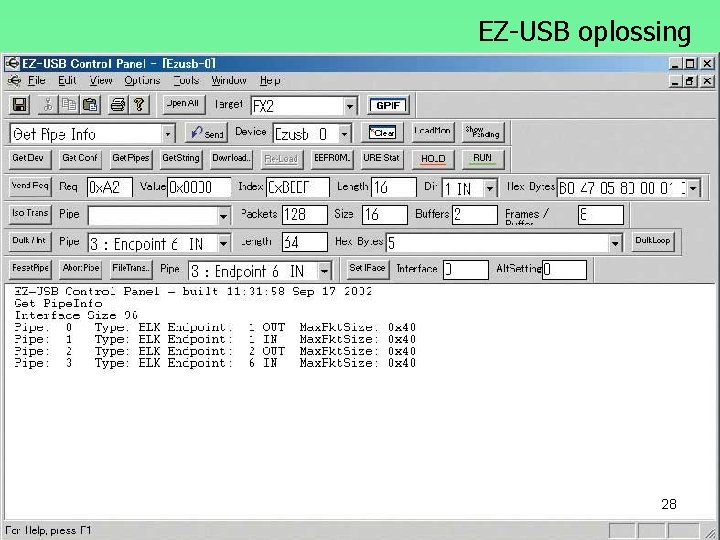 EZ-USB oplossing 28 