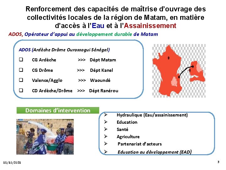 Renforcement des capacités de maîtrise d’ouvrage des collectivités locales de la région de Matam,