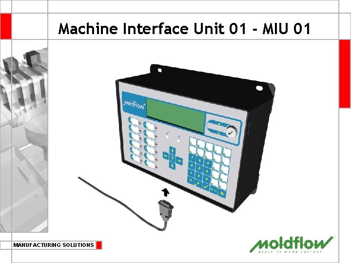 Machine Interface Unit 01 - MIU 01 MANUFACTURING SOLUTIONS 