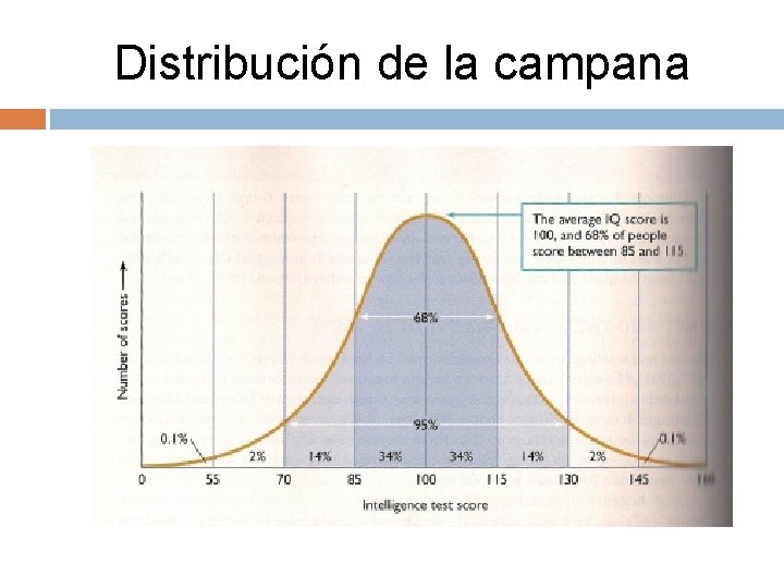 Distribución de la campana 