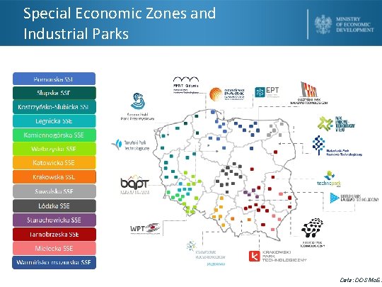 Special Economic Zones and Industrial Parks Data: DDS Mo. E. 