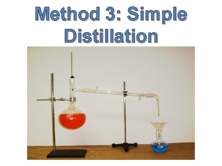 Method 3: Simple Distillation 