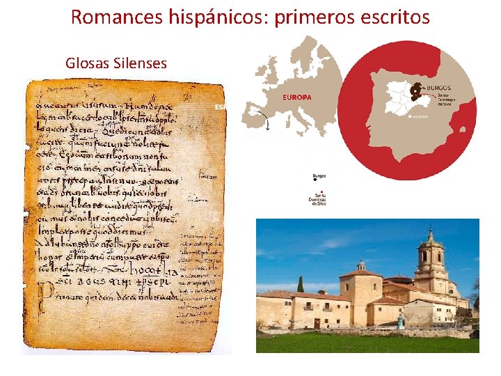 Romances hispánicos: primeros escritos Glosas Silenses 
