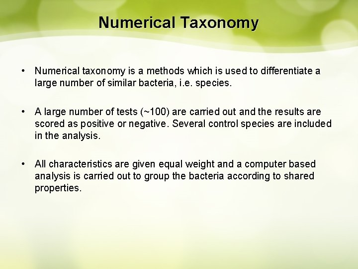 ANALISA PILOGENETIKA Oleh Irda Safni TAXONOMY Taxonomy of
