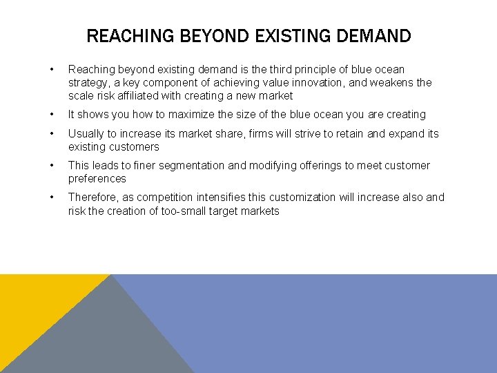 BLUE OCEAN STRATEGY Chapter 5 Reaching Beyond Existing