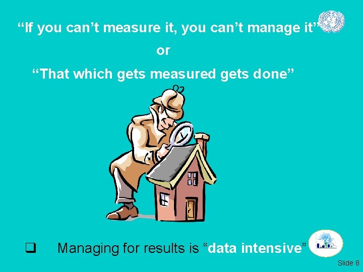 “If you can’t measure it, you can’t manage it” or “That which gets measured
