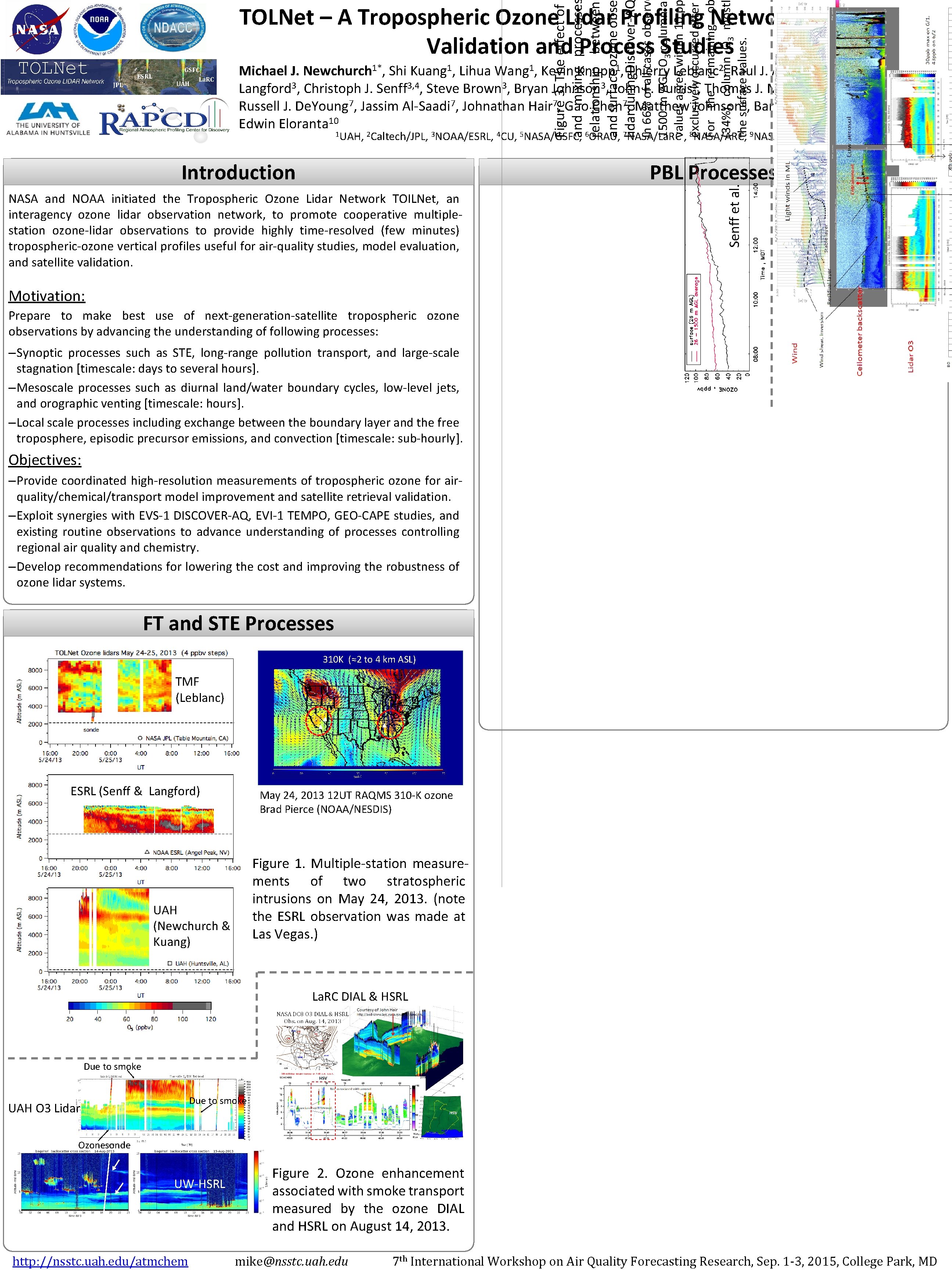 In 66% of all cases observ 1500 m AGL O 3 column a values