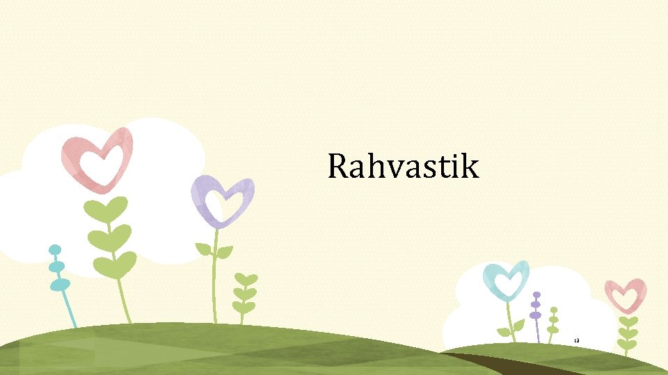 Rahvastik 13 