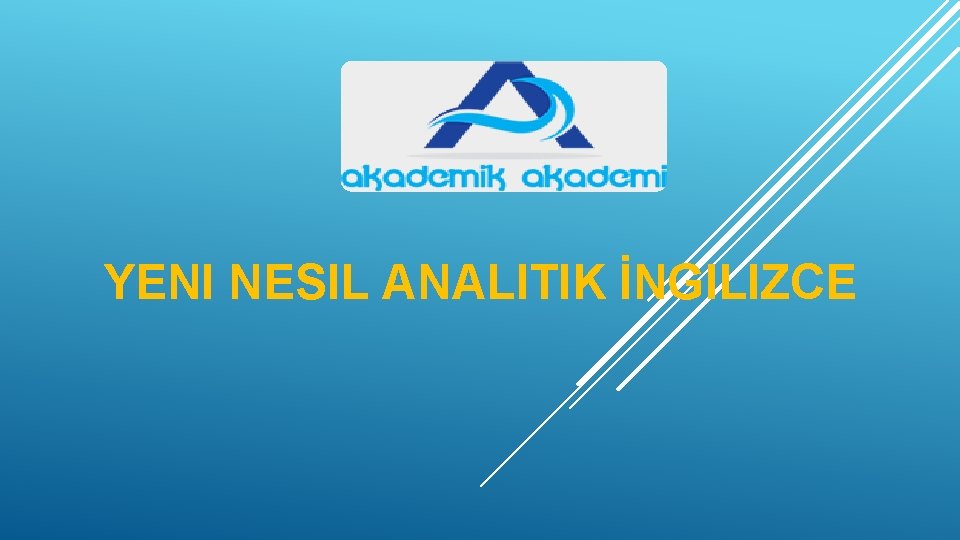 YENI NESIL ANALITIK İNGILIZCE 