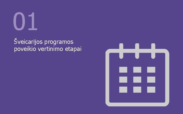 01 Šveicarijos programos poveikio vertinimo etapai 2 