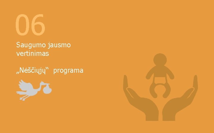 06 Saugumo jausmo vertinimas „Nėščiųjų“ programa 21 