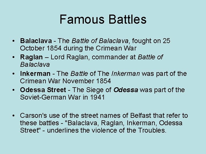 Famous Battles • Balaclava - The Battle of Balaclava, fought on 25 October 1854