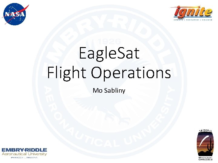 Eagle. Sat Flight Operations Mo Sabliny 