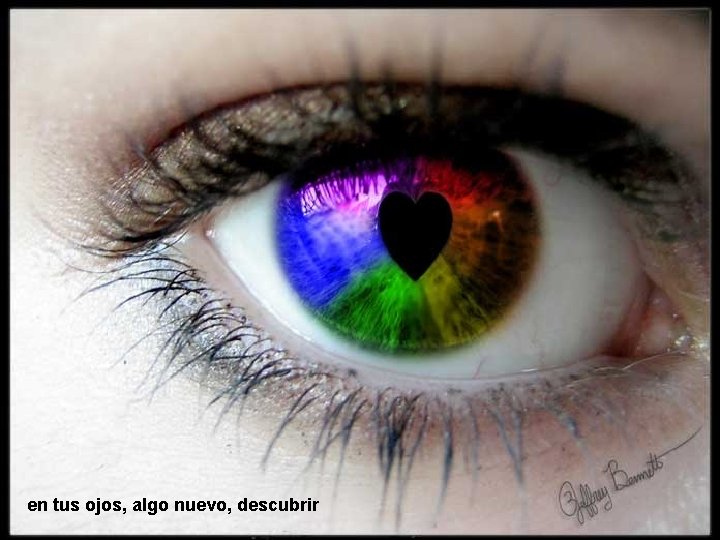 en tus ojos, algo nuevo, descubrir 
