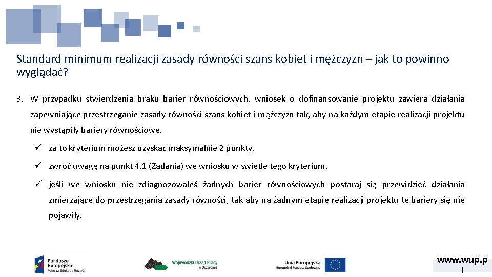 Standard minimum realizacji zasady równości szans kobiet i mężczyzn – jak to powinno wyglądać? Standard minimum realizacji zasady równości szans kobiet i mężczyzn – jak to powinno wyglądać?