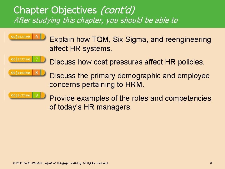 Chapter Objectives (cont’d) After studying this chapter, you should be able to Explain how