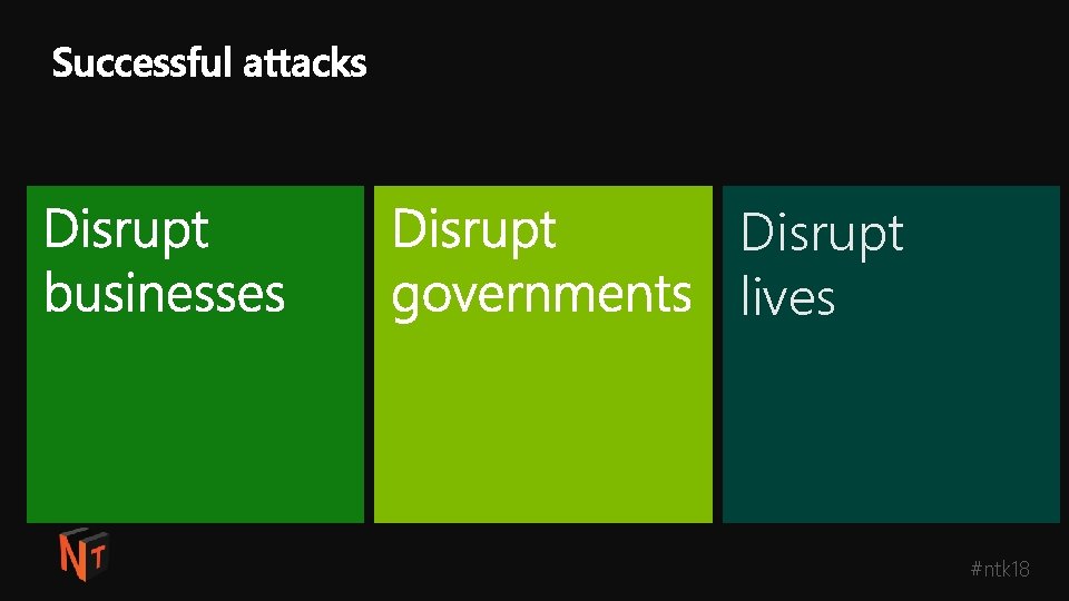 Disrupt lives #ntk 18 