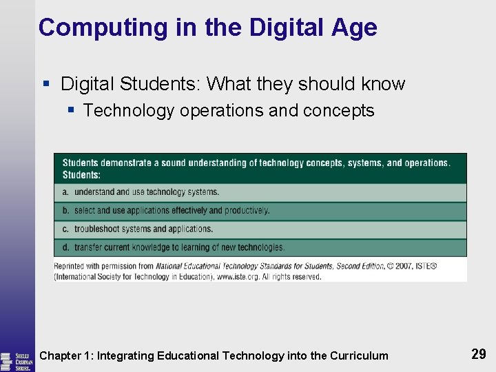 Computing in the Digital Age § Digital Students: What they should know § Technology