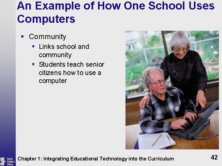 An Example of How One School Uses Computers § Community § Links school and