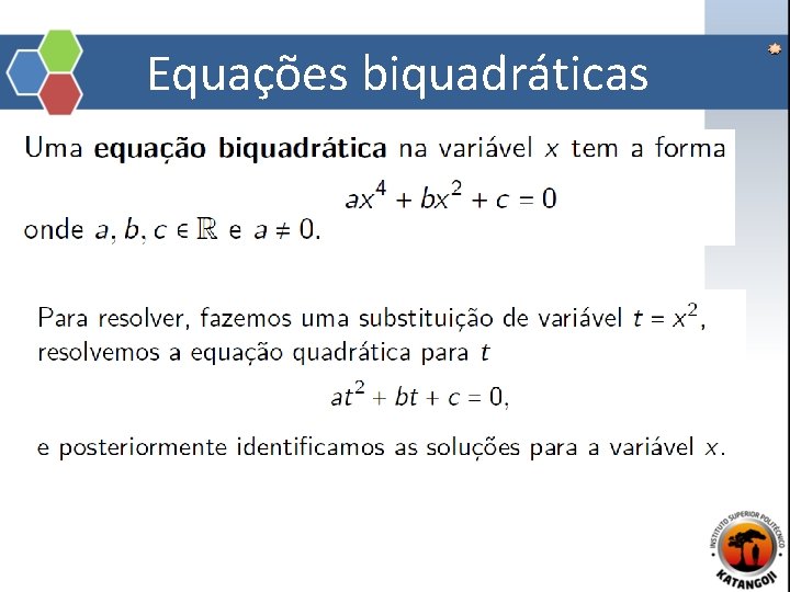 Equações biquadráticas 