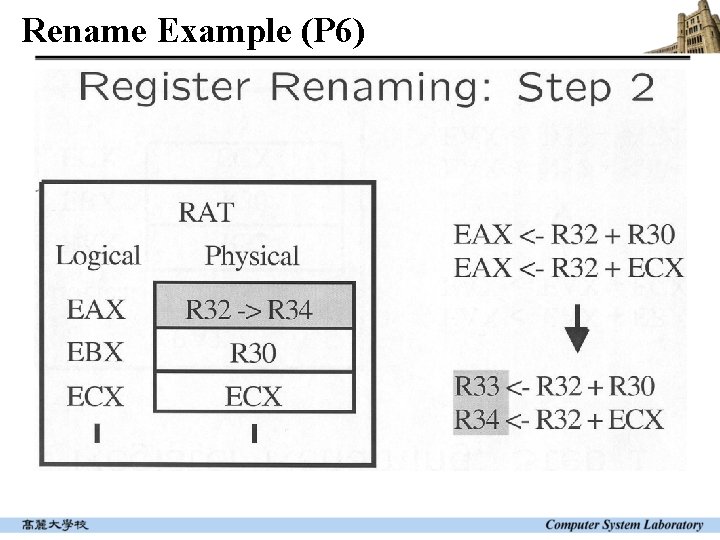 Rename Example (P 6) 