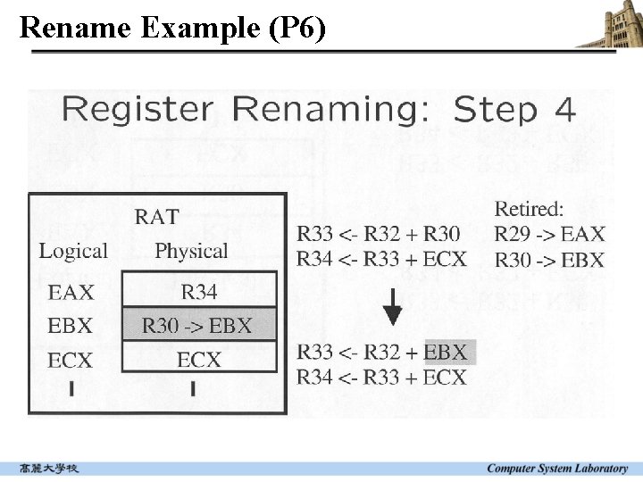 Rename Example (P 6) 