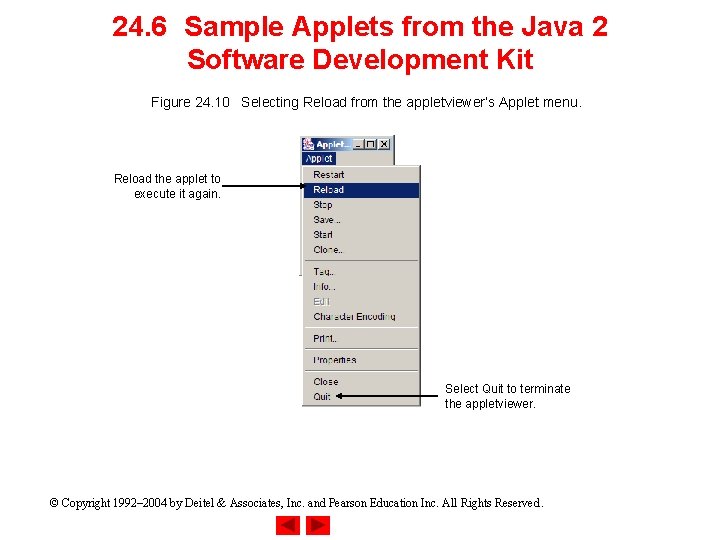 24. 6 Sample Applets from the Java 2 Software Development Kit Figure 24. 10