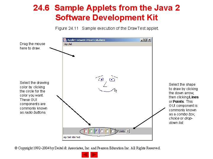 24. 6 Sample Applets from the Java 2 Software Development Kit Figure 24. 11