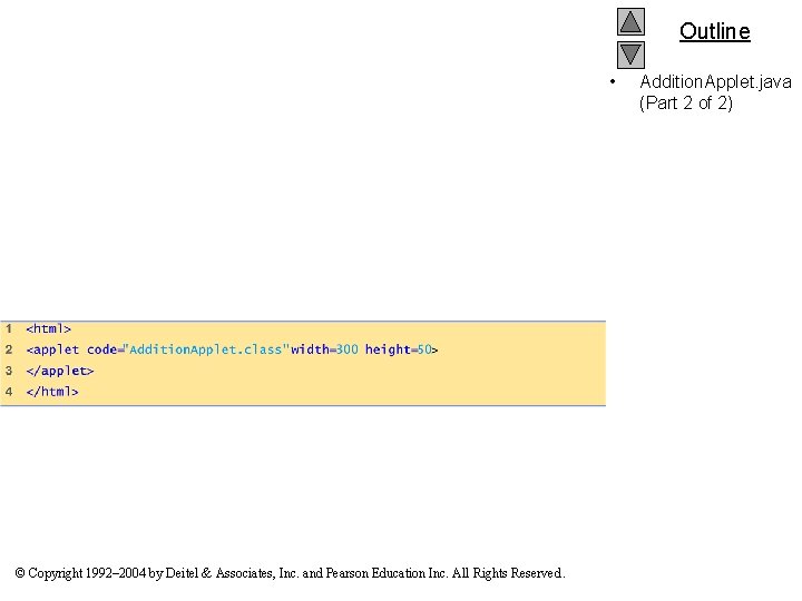 Outline • © Copyright 1992– 2004 by Deitel & Associates, Inc. and Pearson Education
