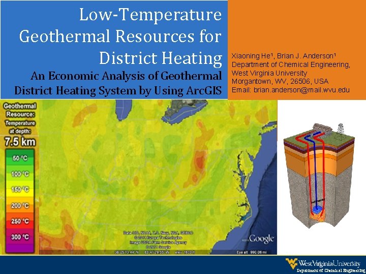 Low-Temperature Geothermal Resources for District Heating An Economic Analysis of Geothermal District Heating System