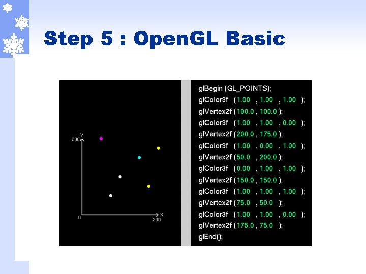 Step 5 : Open. GL Basic 