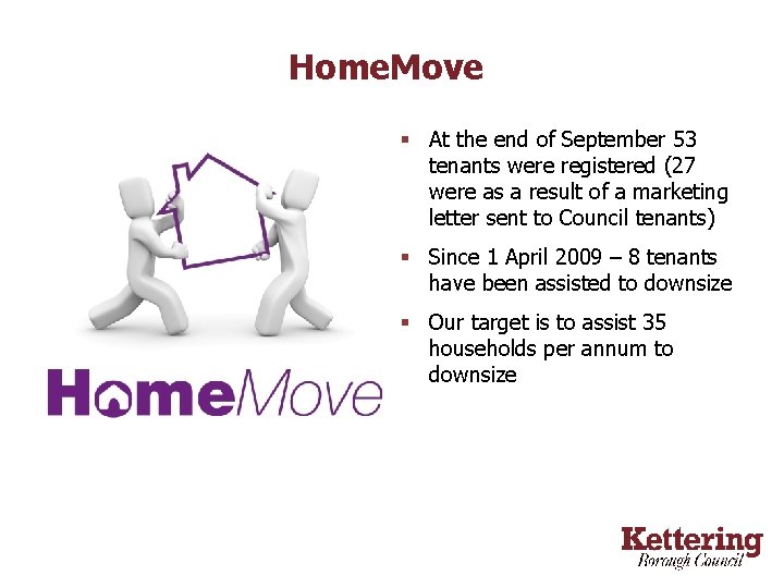 Home. Move § At the end of September 53 tenants were registered (27 were